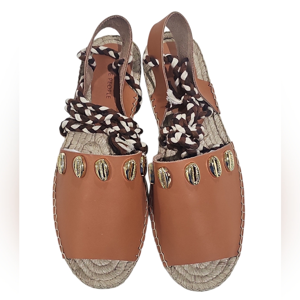 Free People Wander Wrap Espadrilles Women's Sandals. Sz 8 NWOT - Picture 5 of 10